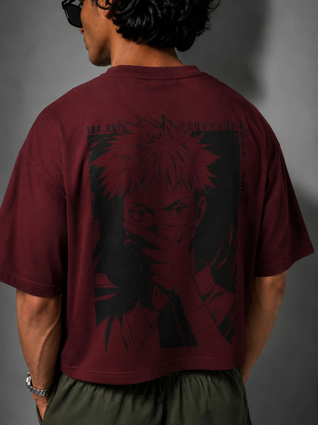 ANIME MAROON T-SHIRT Project Pegasus