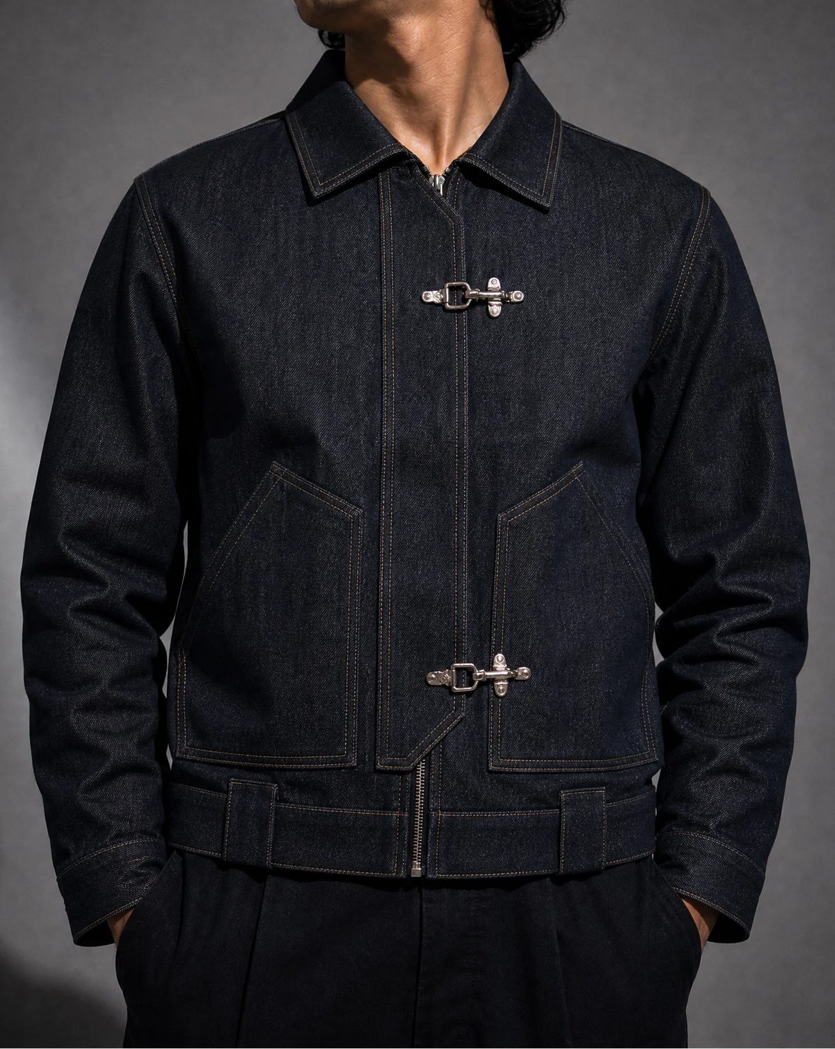 BUCKLE DENIM JACKET Project Pegasus