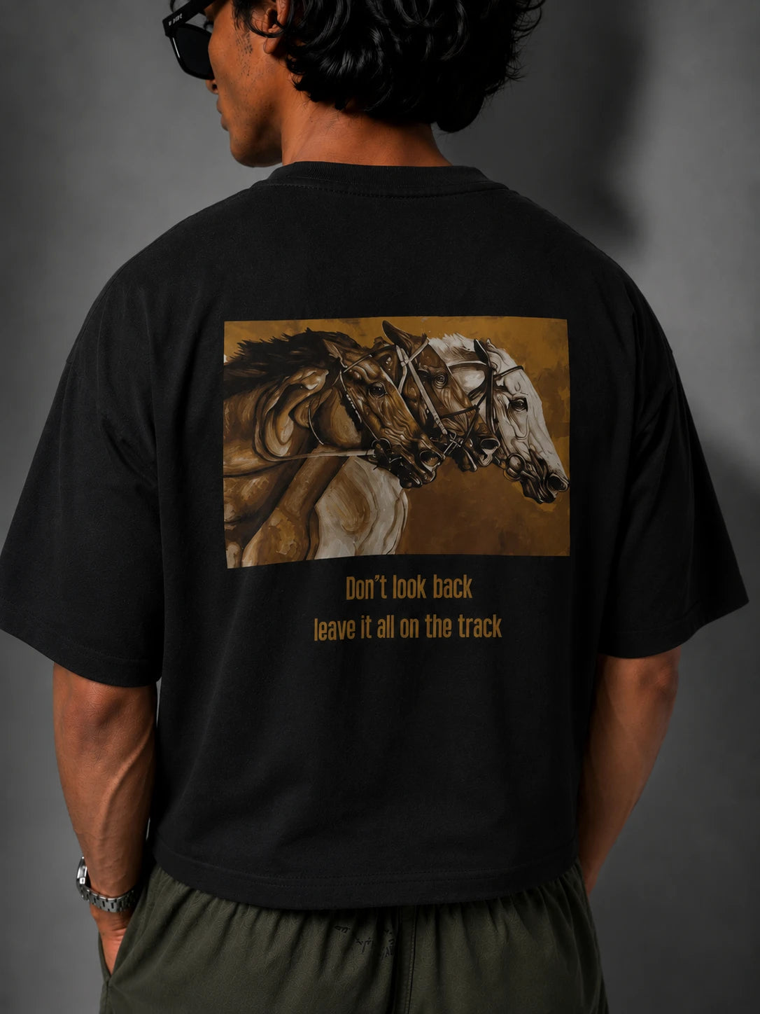 DON'T LOOK BACK T-SHIRT- BLACK Project Pegasus