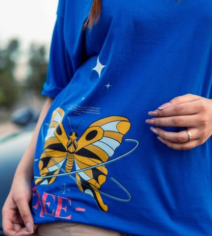 BUTTERFLY T-SHIRT- OVERSIZED