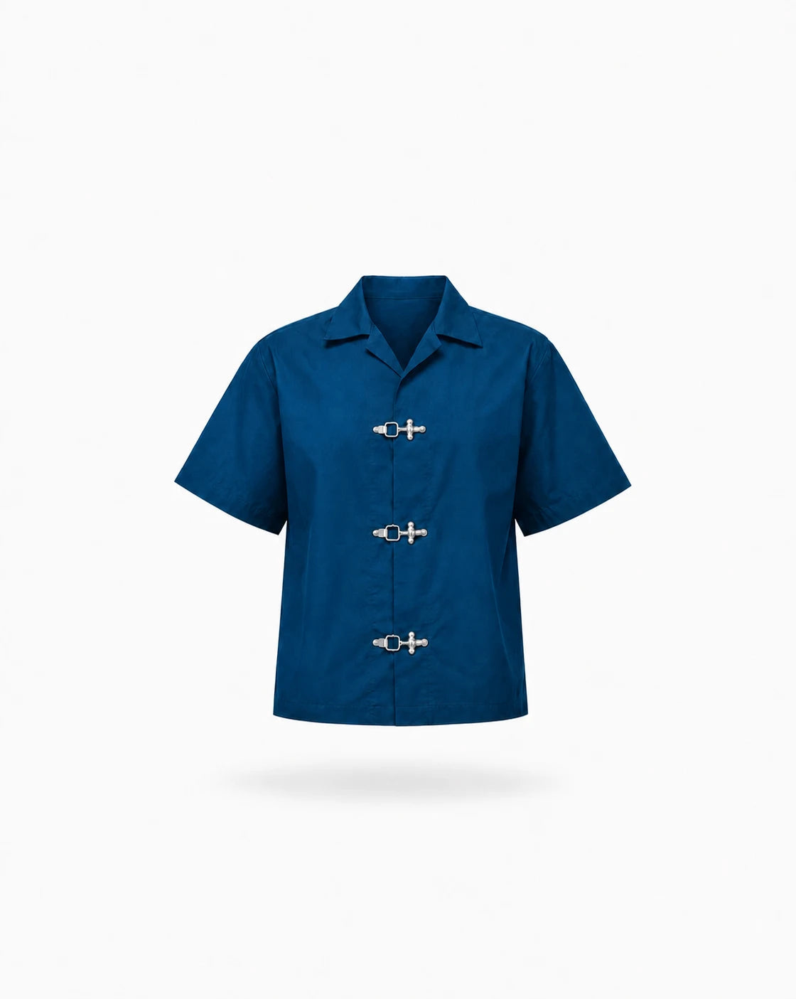 BUCKLE BUTTON DOWN SHIRT - CERULEAN Project Pegasus