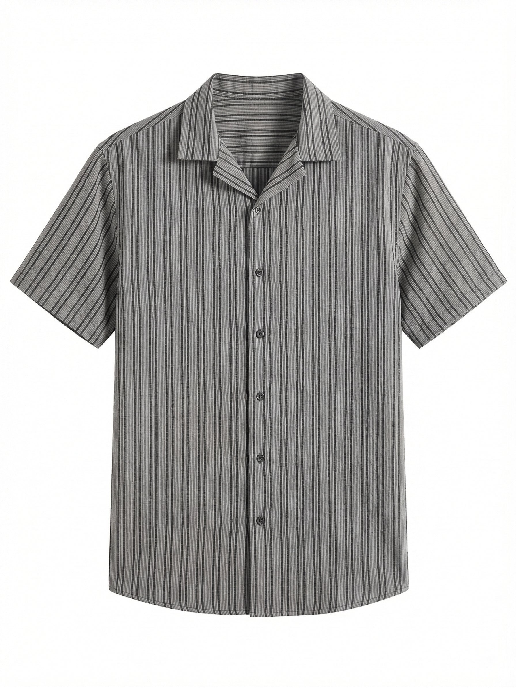 Textured Shirt- Grey/Black Lines Project Pegasus