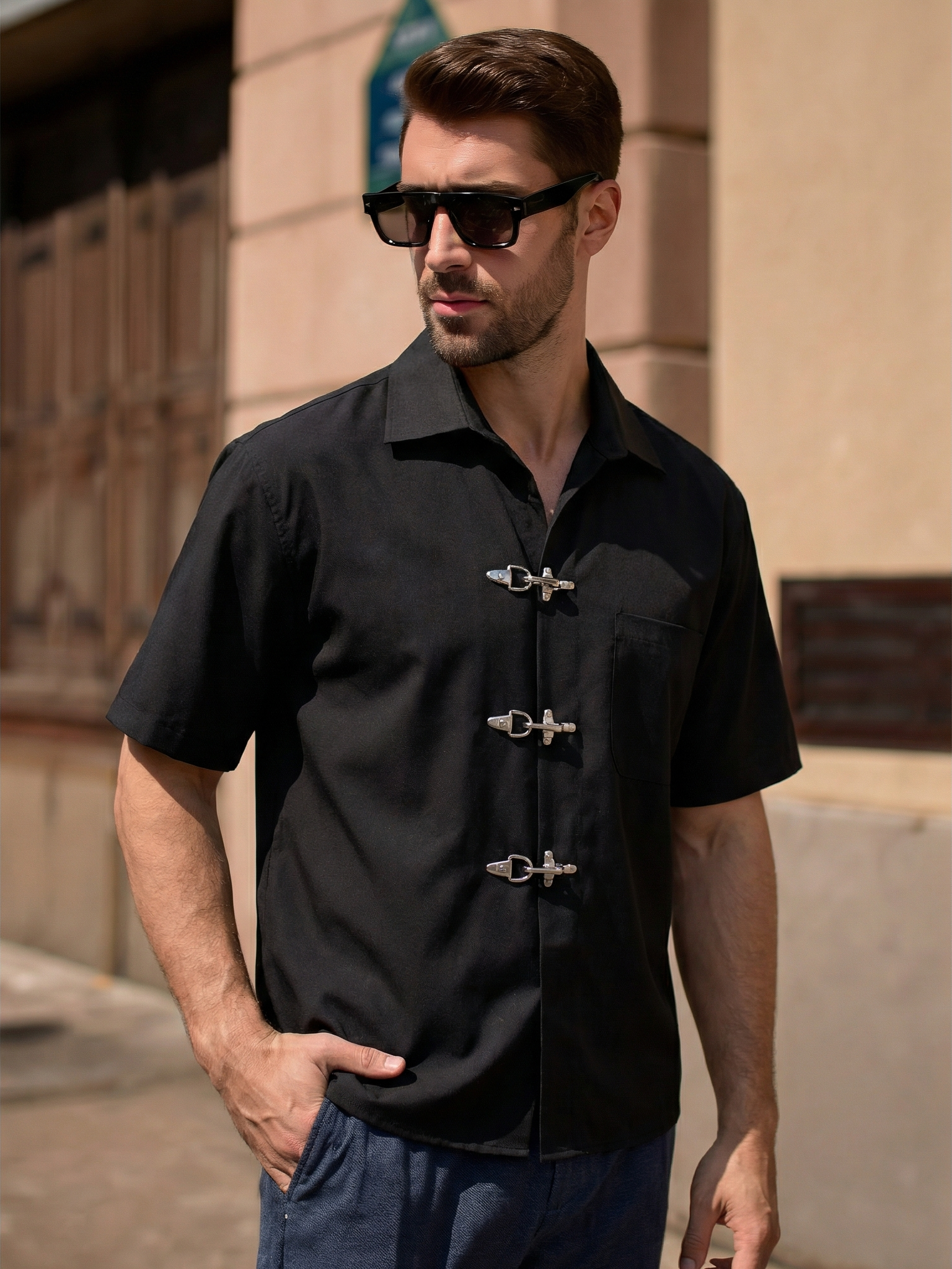 BUCKLE BUTTON DOWN SHIRT Project Pegasus