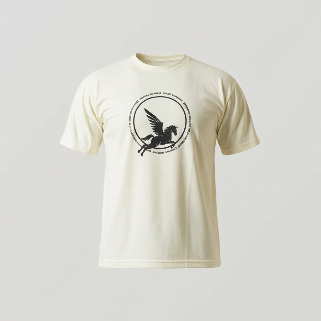 DANGEROUS ANIME T-SHIRT- BEIGE Project Pegasus